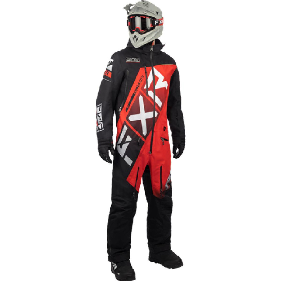 Kombinezon zimowy jednoczęściowy FXR M CX F.A.S.T. Ins Czarny/Czerwony S