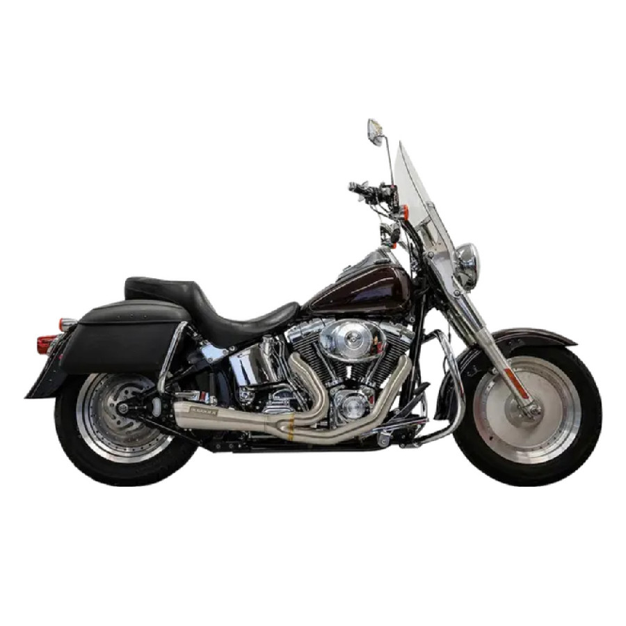 UKŁAD WYDECHOWY – TŁUMIK BASSANI XHAUST 2-1 SHORT RIPPER HARLEY-DAVIDSON SOFTAIL 1986-2017 STAINLESS