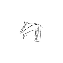 BŁOTNIK PRZEDNI BIAŁY (WS) Z NAKLEJKAMI  65101P16007Z