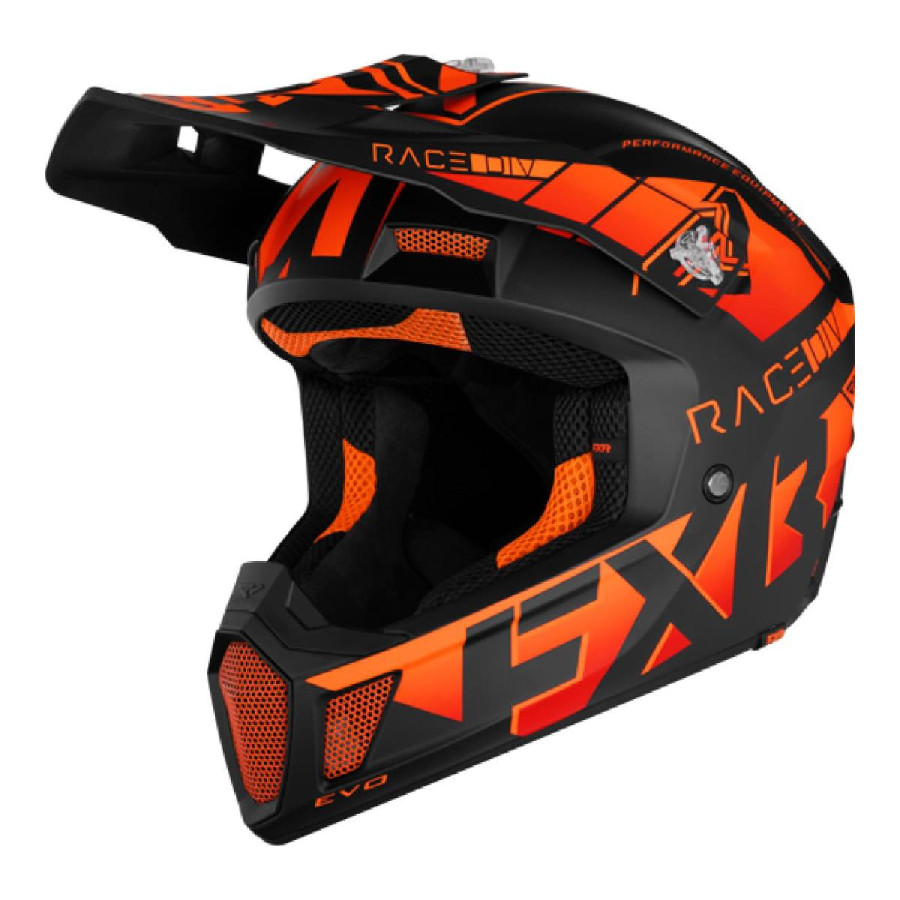 Kask Cross FXR Clutch Evo 23 Pomarańczowy 2XL