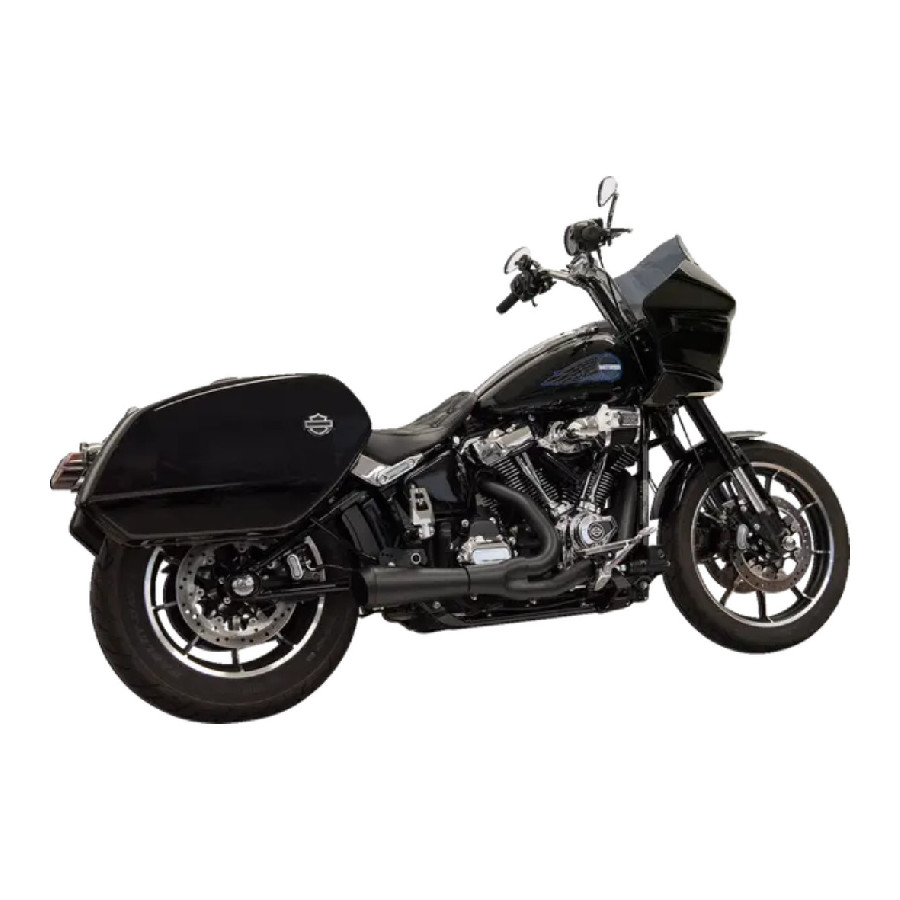 UKŁAD WYDECHOWY – TŁUMIK BASSANI XHAUST 2-1 SHORT RIPPER HARLEY-DAVIDSON SOFTAIL 2021-2025 BLACK 49 STATE