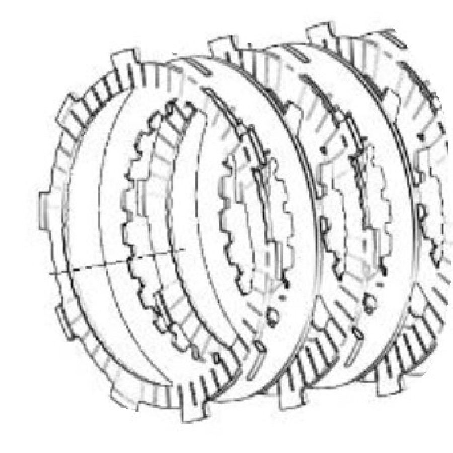 Zestaw tarcz ciernych sprzęgła – FRICTION PLATE I (SWM 24070394)
