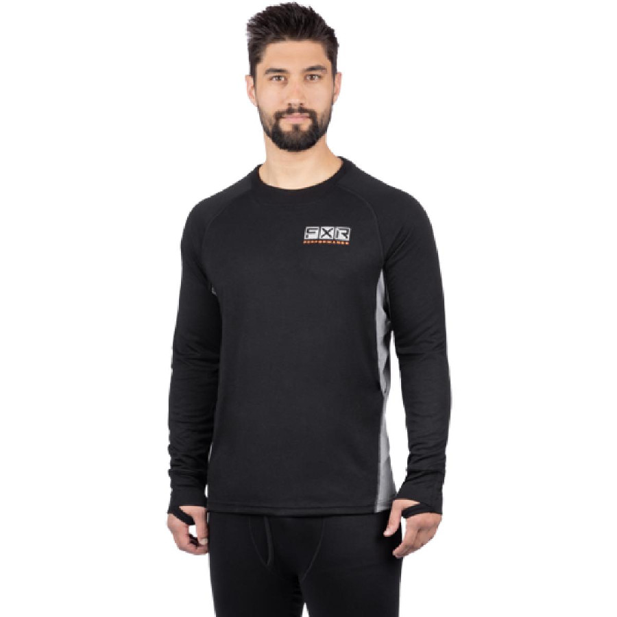 Bluza FXR M Endeavor Merino Hybrid Czarny/Szary 2XL