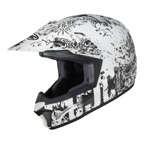Kask Cross HJC CL-XY II Junior Creeper Biały/Czarny Rozmiar YM