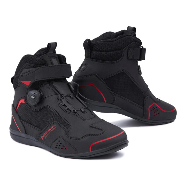 Buty Motocyklowe REBELHORN Spark II Czarny/Czerwony fluo 41