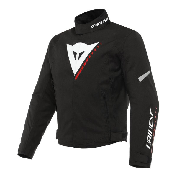 Kurtka tekstylna Dainese Veloce D-Dry Czarny/Biały/Czerwony 54