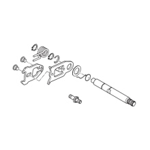 Gearshift axle assy