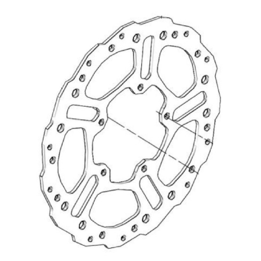 TARCZA HAMULCOWA PRZEDNIA / FRONT BRAKE DISC – F000P04649