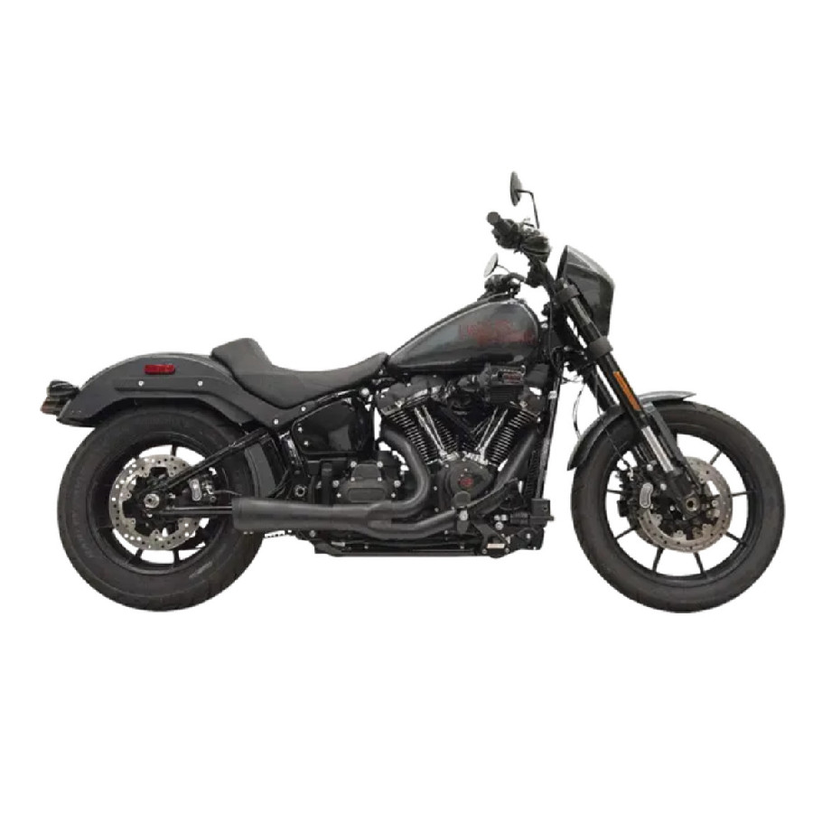 UKŁAD WYDECHOWY – TŁUMIK BASSANI XHAUST 2-1 SHORT RIPPER HARLEY-DAVIDSON SOFTAIL 2018-2025 CHROME 49 STATE