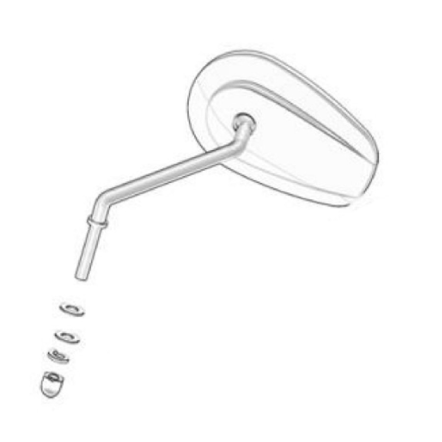 Rear View Mirror L.H. – Lewe lusterko wsteczne SWM Stormbreake 53240436