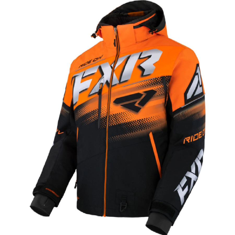 Kurtka zimowa FXR M Boost FX Czarny/Pomarańczowy S