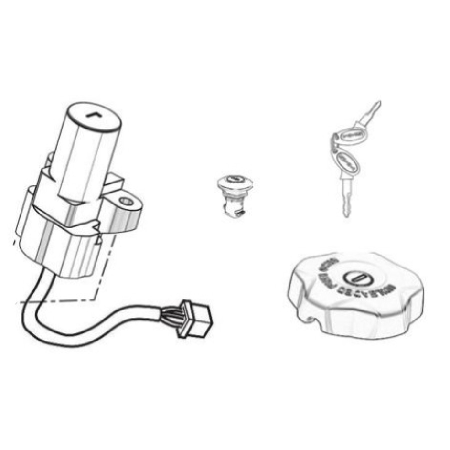 ZAMEK KOMPLETNY / LOCK ASSY – 76020592