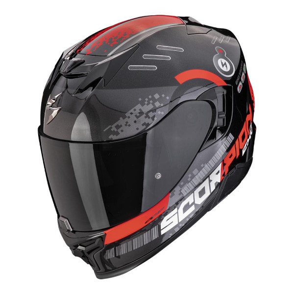 Kask Integralny Scorpion Exo Exo-520 Evo Air Titan Metal Czarny/Czerwony M