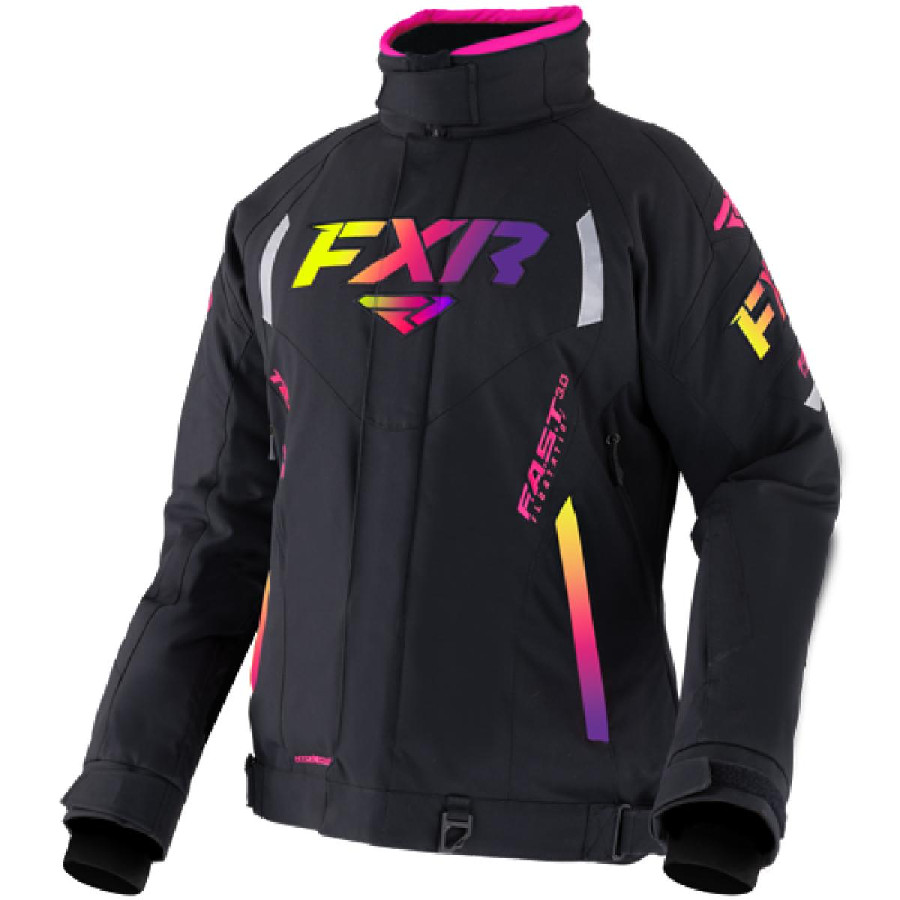 Kurtka zimowa FXR Team FX Woman Czarny/Neon/Fusion DS