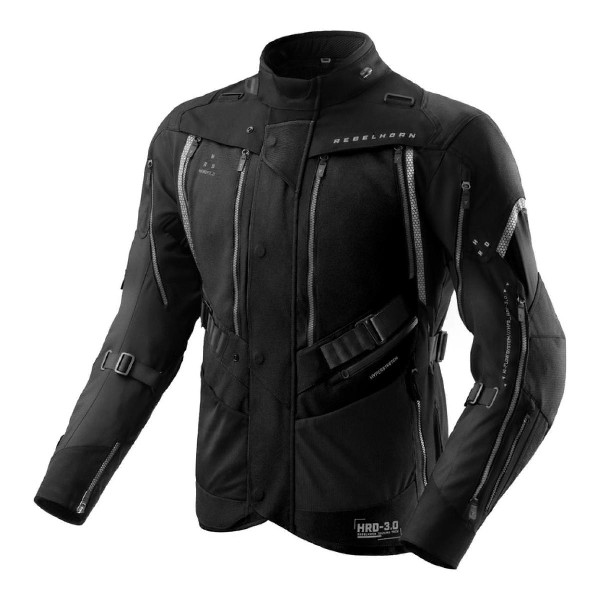 Kurtka tekstylna REBELHORN Hardy 3.0 Czarny 2XL