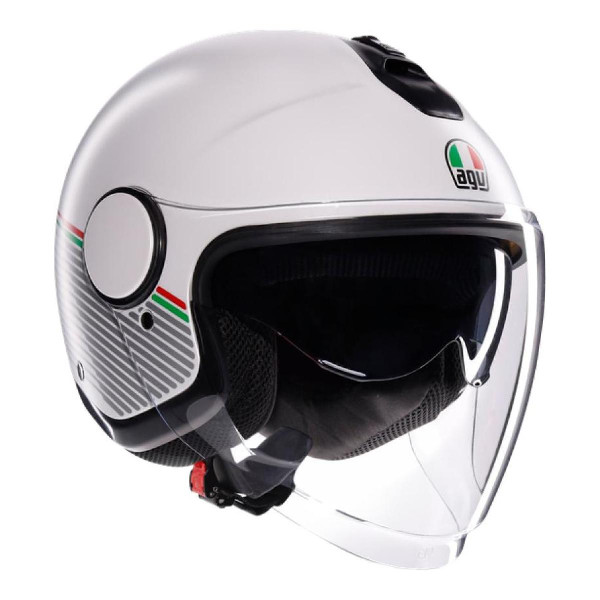 Kask Otwarty AGV Eteres Capoliveri Matt Biały/Italy S