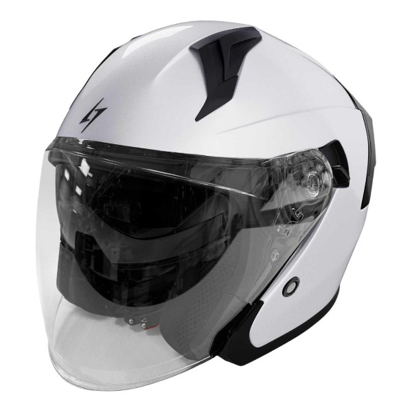 Kask Otwarty STORMER Run Pearly Biały L