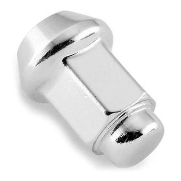 10mm TAPERED CHROME LUG NUT 14mm HEAD BOX OF 16
