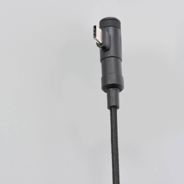 80470 USB CABLE TYPE-A TO TYPE-C L-SHAPED 200MM