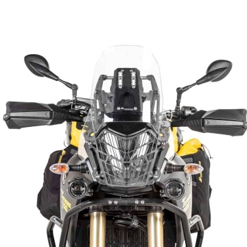 Handbary DEFENSA Expedition, czarne, dla Yamahy Tenere 700 / World Raid