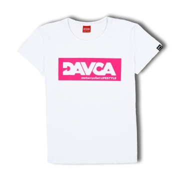 DAVCA T-shirt Pink logo