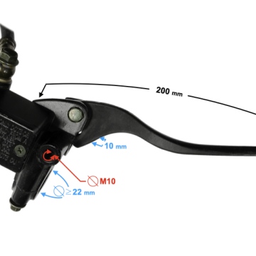 Pompa hamulca przedniego z dźwignią do motoroweru Fighter 2