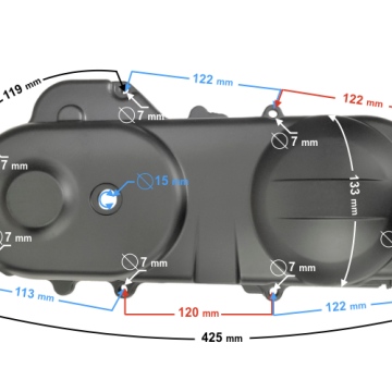 Pokrywa silnika NAPĘDU 400 SKUTER 21 50cc