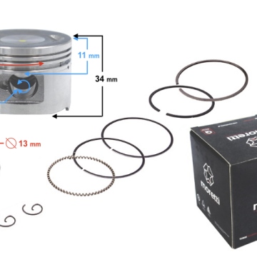 Tłok 80cc do skutera (sworzeń 13mm)