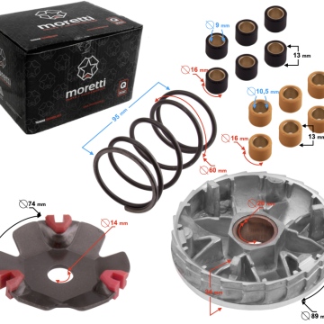 Wariator SKUTER 50 4T HURAGAN Tuning