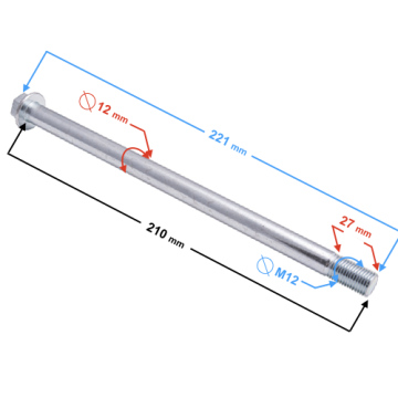 Oś koła przedniego SPRINT DAFIER