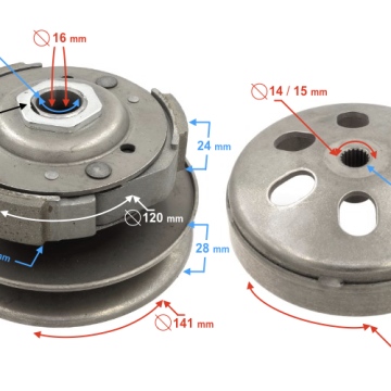 Sprzęgło do skutera Huragan 125