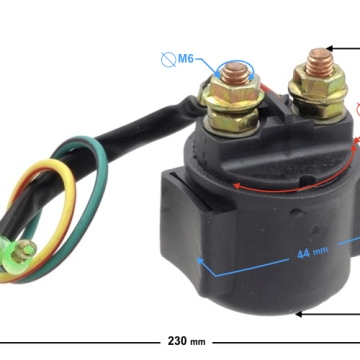 Przekaźnik rozrusznika Kable