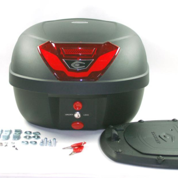 Kufer COOCASE Urban S40 Basic, 40 l., czarny, czerwony odblask