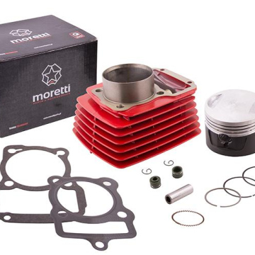 Cylinder Moretti do motocykla 4T CG 150cc 162FMI sw.15 mm Czerwony