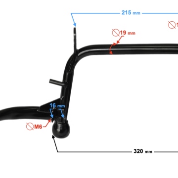 Podpora centralna Falcon 125 2