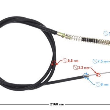 Linka hamulca tylnego do skutera B-Max