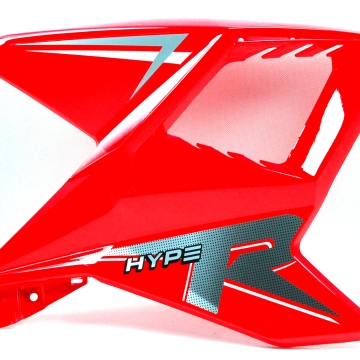 Obudowa baku prawa czerwona Hyper 125