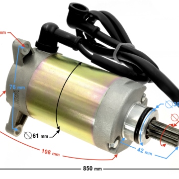 Rozrusznik do motocykla 125cc 154FMI, Travel 125