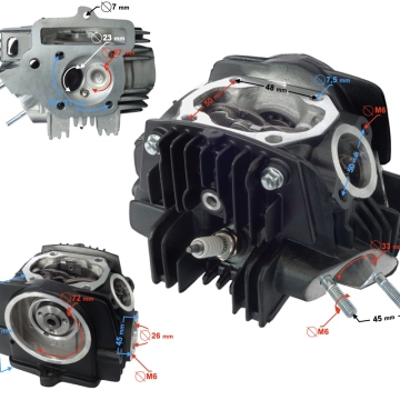 Głowica do motoroweru 4T 130cc 154FMI chłodzonego powietrzem