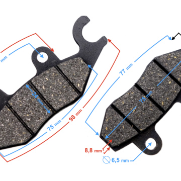 Klocki hamulcowe tylne do Travel 125 i Falcon 125cc