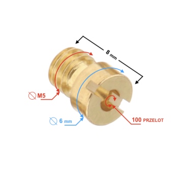 Dysze gaźnika M5 100