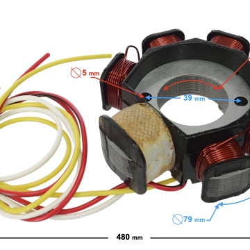 Iskrownik do skutera 4T, 7 cewek