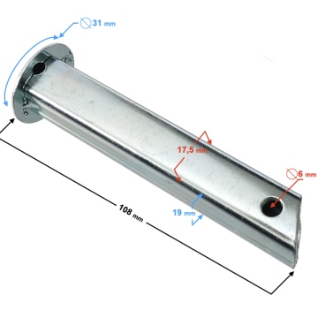 Podnóżek tylny, część wewnętrzna do motoroweru Fighter 2