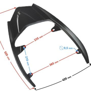 Wspornik kufra do skutera E-Max