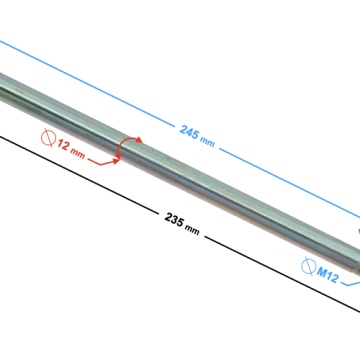 Oś koła przedniego do skutera E Energy