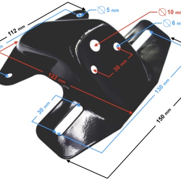 Wspornik lampy tylnej Ranger Classic E4