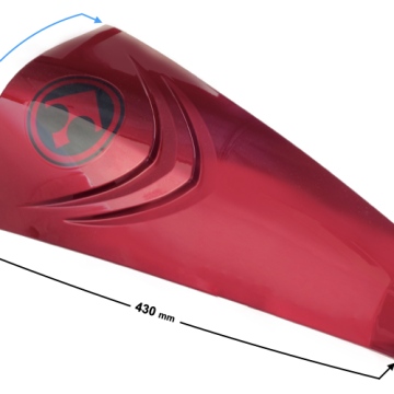 Obudowa przednia dekor skuter Tres czerwona