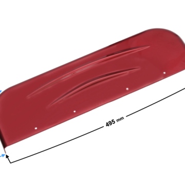 Obudowa kanapy skuter Tres czerowna