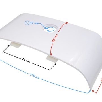 Obudowa - łącznik tył biały Fighter 2