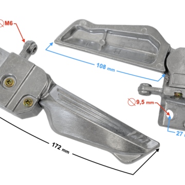 Podnóżki pasażera Scalpel